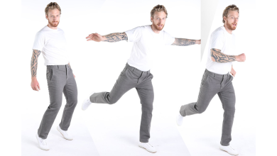 Grau muss nicht langweilig sein - Herren Jeans Hellgrau