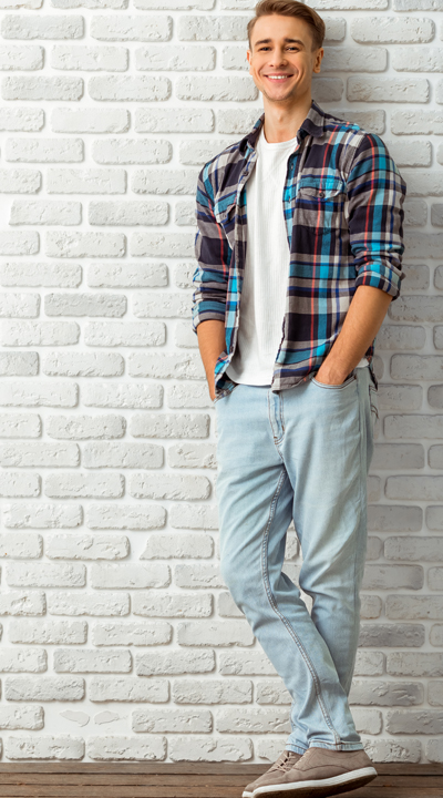 helle jeans kombinieren Herren